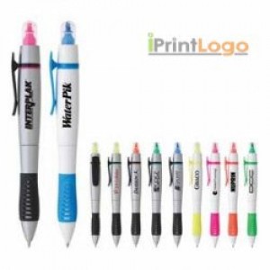 DUAL TIP PEN WITH HIGHLIGHTER-IGT-0629